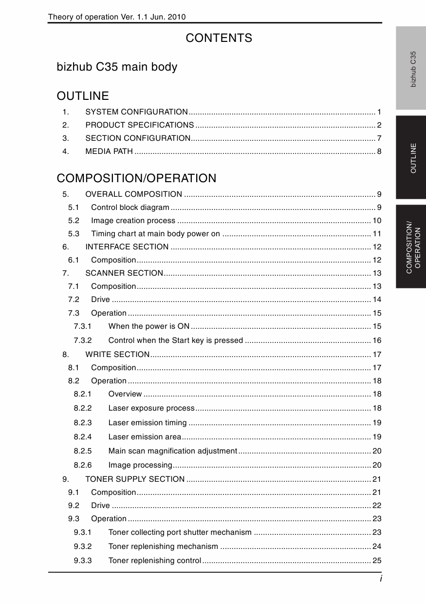 Konica-Minolta bizhub C35 THEORY-OPERATION Service Manual-2